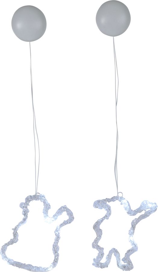 Silhouette 2 Pack Crystaline - IP20, Weiss, 12 LED