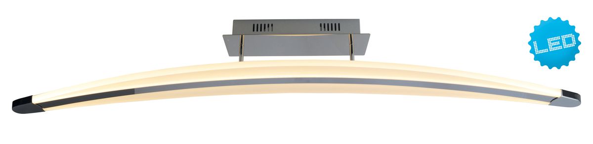 LED Deckenleuchte Bow - LED fest verbaut, 3000K, warmweiss