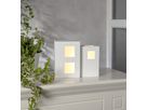 Tisch Dekoration E14 CUBE - Indoor, Weiss, 1 LED