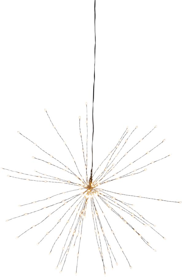 Hängende Deco Firework - IP20, Warmweiss, Schwarz