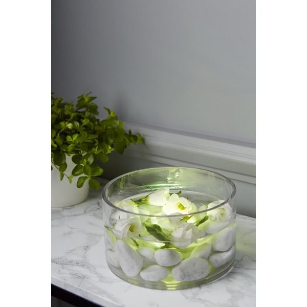 Candela d'acqua a LED - Outdoor, Transparent, 2.5cm Höhe, keine Timerfunktion