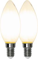 LED Lamp E14 Frosted Duo Pack - E14, 470Lm, 4.5W, 2700K