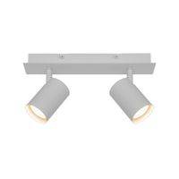 Deckenleuchte FRIDA - 2xGU10 (exkl.) max.2x35W, IP20, 90°, weiss, dimmbar (Optional Leuchtmittel), L=290mm, B=85mm,H=115mm