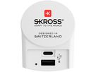 Euro USB Charger (AC) - Out: Schuko, 2-Pol EU, In: 1xUSB-A 12W, 1x USB-C 15W, max. 27W, weiss