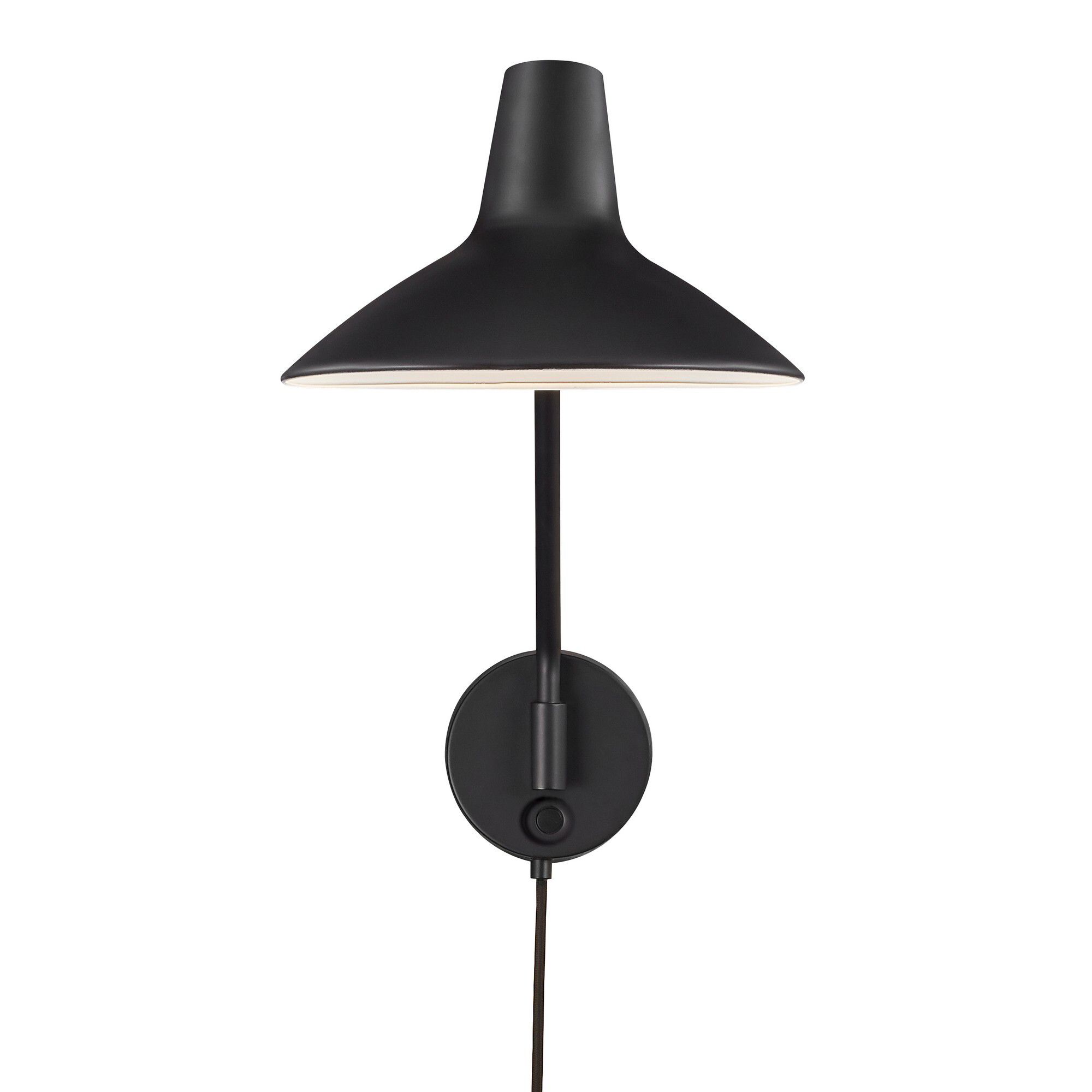 Darci, Wandleuchte, Schwarz - IP20, E14