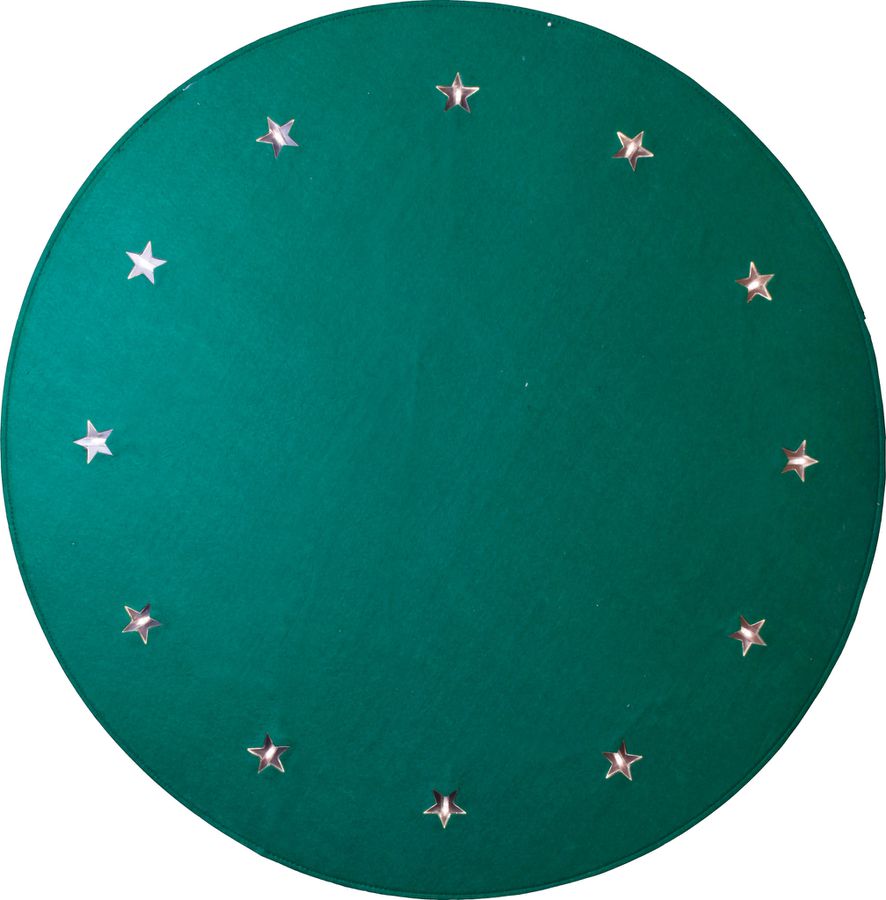Künstlicher Weihnachtsbaum Matte Granne - grün, 12 LED's, 1.2cm Höhe