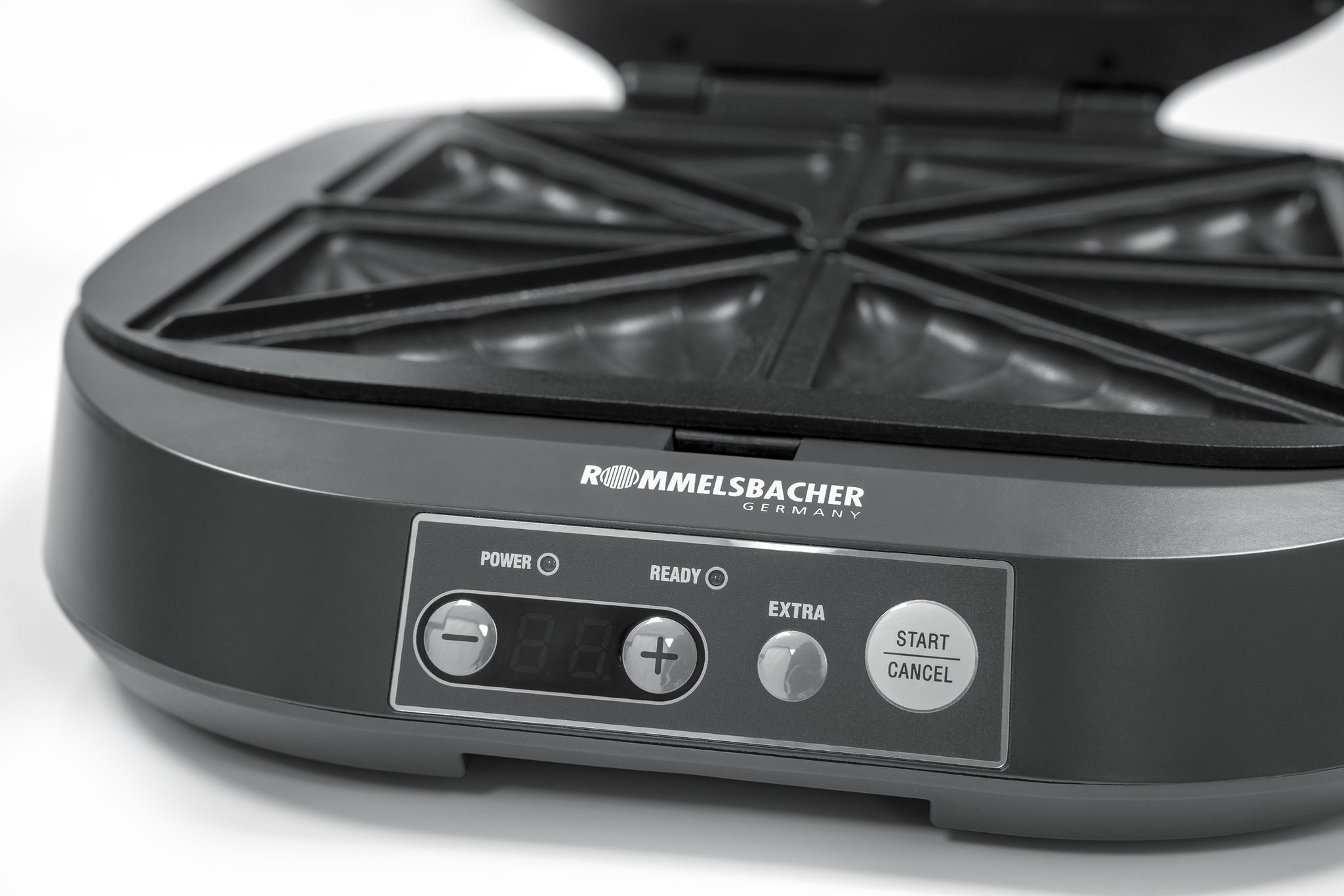 Sandwich Maker "divertimento per 4" ST 1410 - Sandwich Maker , Edelstahl/schwarz, 1800W