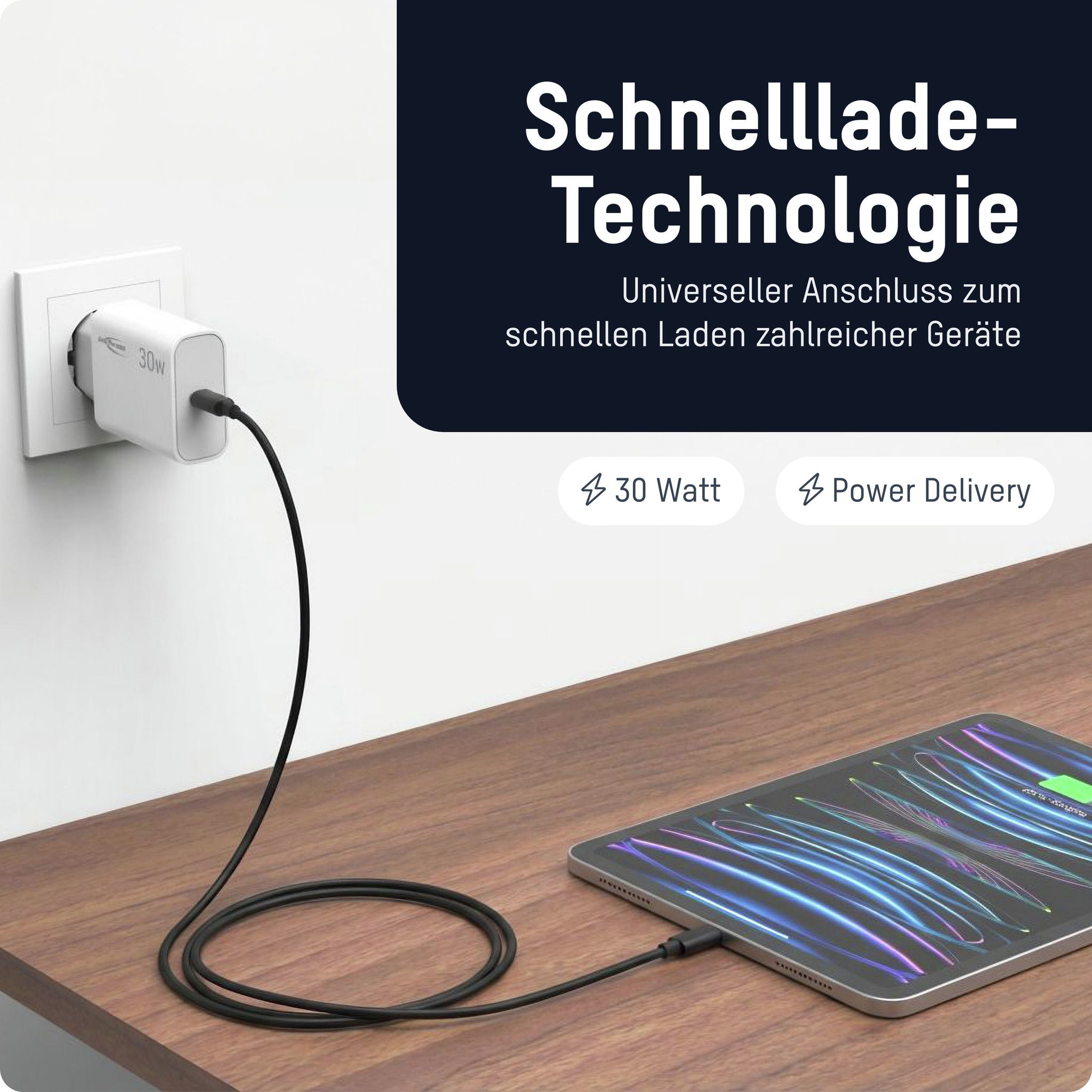 Home Charger HC130PD / 3 A / 30 W / 1 USB-C Port - Home Charger HC130PD / 3 A / 30 W / 1 USB-C Port