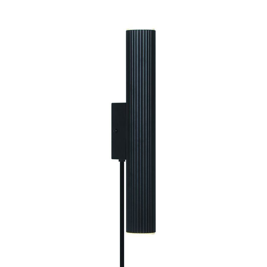Wandleuchte Vico long Schwarz - 2x5W, GU10, IP20