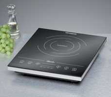 Piastra di cottura singola in vetroceramica Induzione CT 2010/IN - Einzelkochplatte Induktion , Schwarz, 2000W