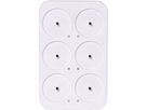 LED Kerze 6 Pack Flamme Charge - Indoor, Weiss, 8.50 cm Höhe, Timerfunktion