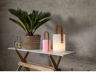 Outdoor-Laterne LUCIE - Weiss, 34 x 17 cm, warm&kaltweiss, wiederaufladbar
