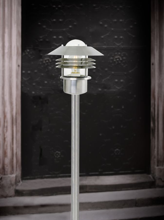 Vejers, Standleuchte, Edelstahl - E27, max. 60W, IP54