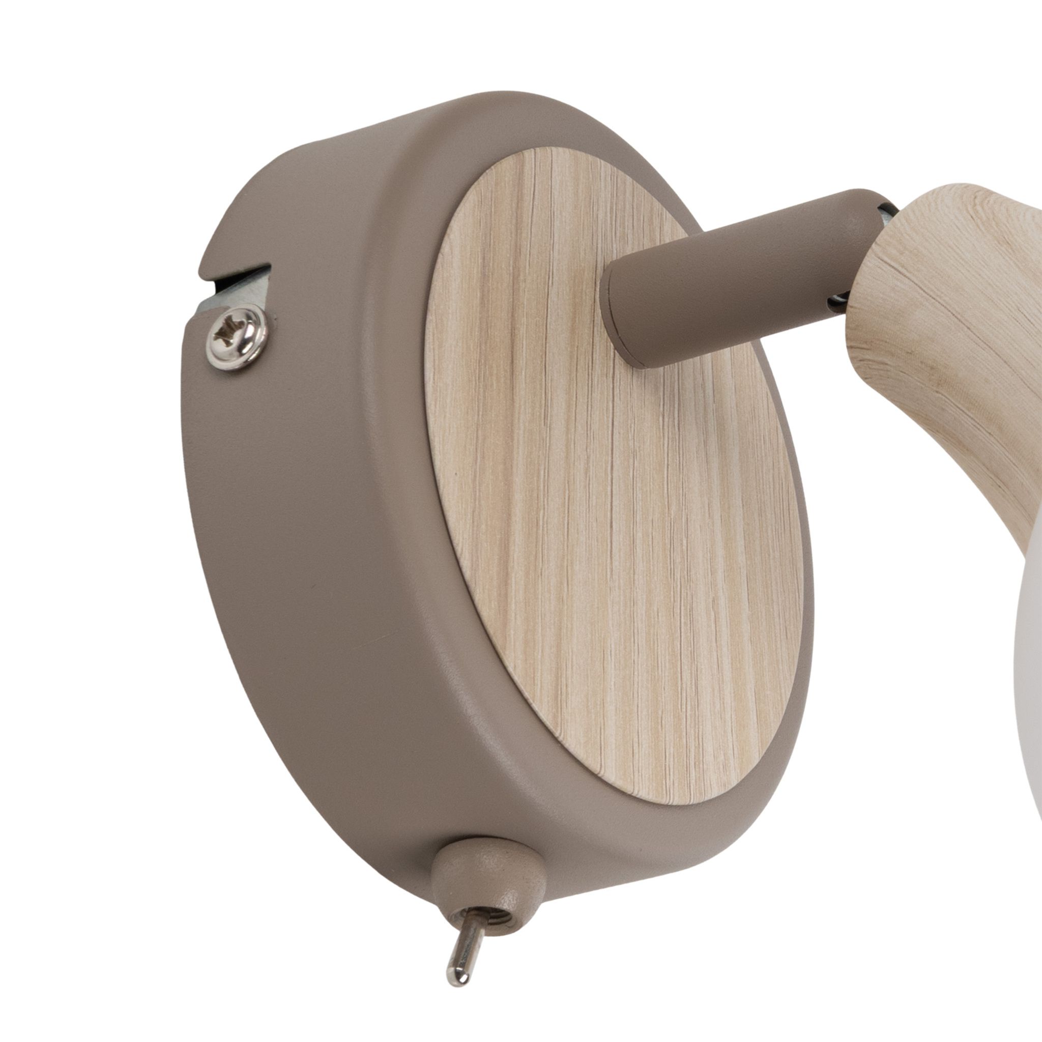 Wandleuchte  MONACO  H: 18cm beige - IP20, E14, Beige