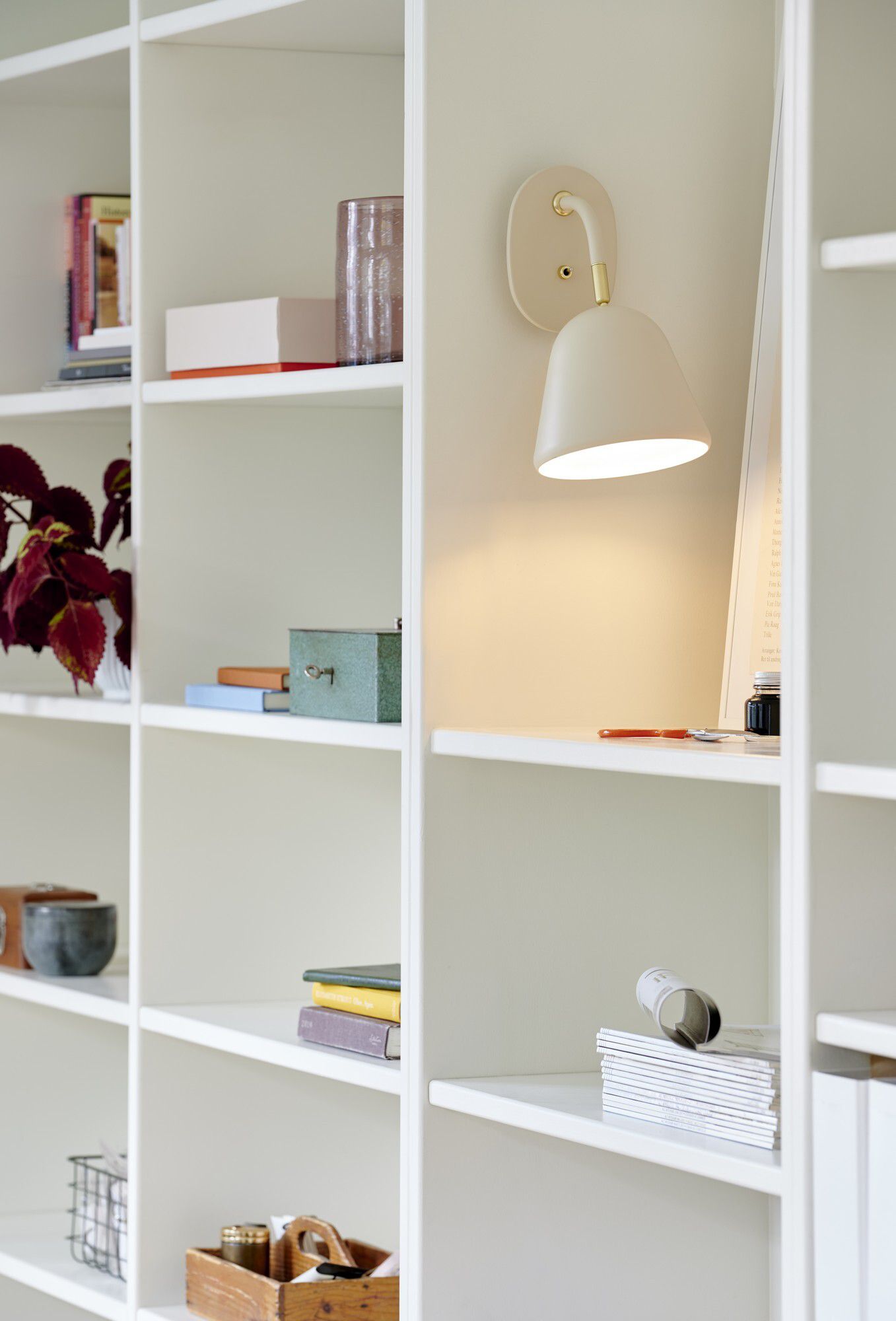 Fleur, Wandleuchte, Beige - IP20, E14