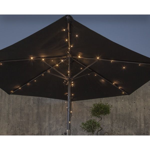 Lichterkette Akku - IP44, Warmweiss, 64 LED's, 270cm