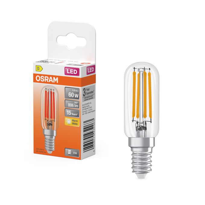 LED Leuchtmittel SPECIAL T26 55 5.9W/2700 K E14 - E14, 806lm, 2700K, 5.9W, 230V
