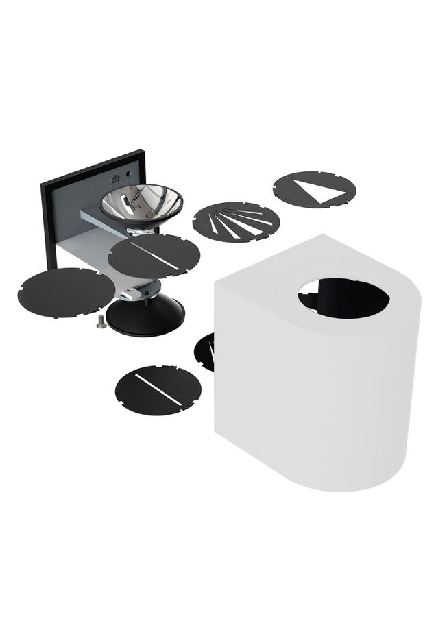 Canto 2, Wandleuchte, Weiss - 2X6W LED, 2700K, IP44, 230V