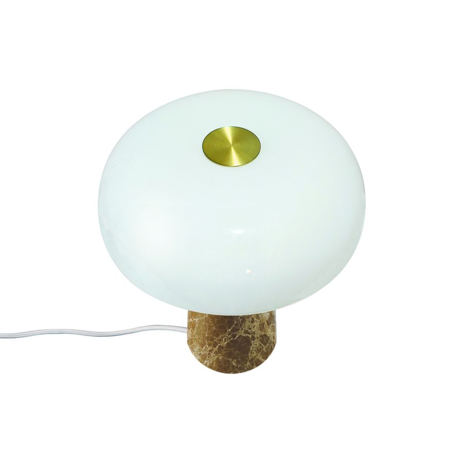 Tischleuchte Glossy Mini  Beige - 15W, E14, IP20