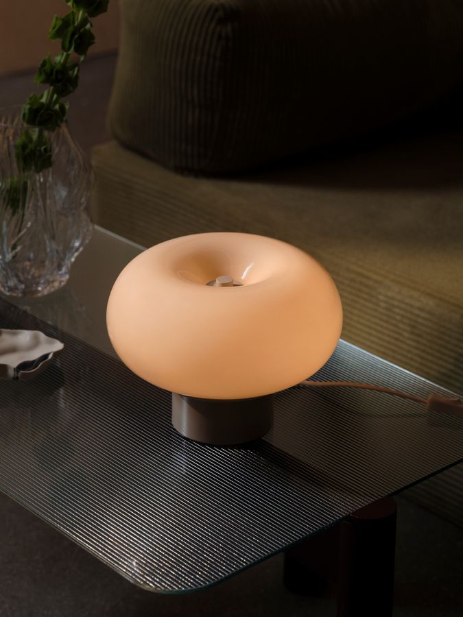 Tischlampe Malti Beige - E27, IP20, 230V