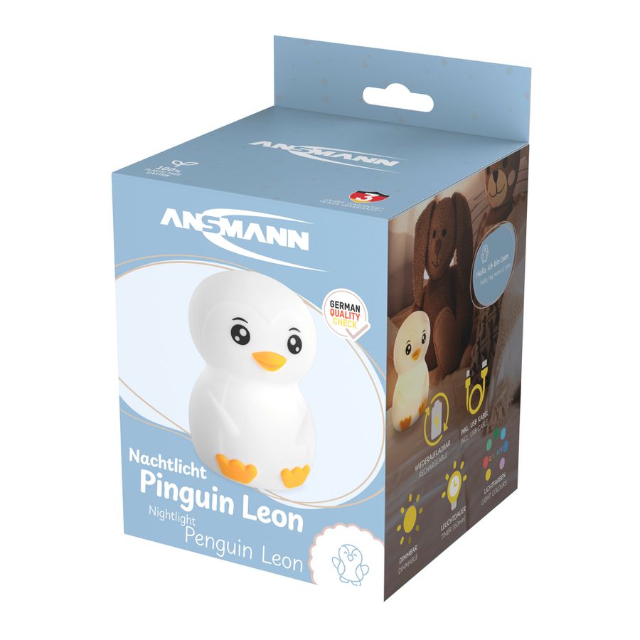 Nachtlicht Pinguin - 0.2W, IP20, USB-Ladung