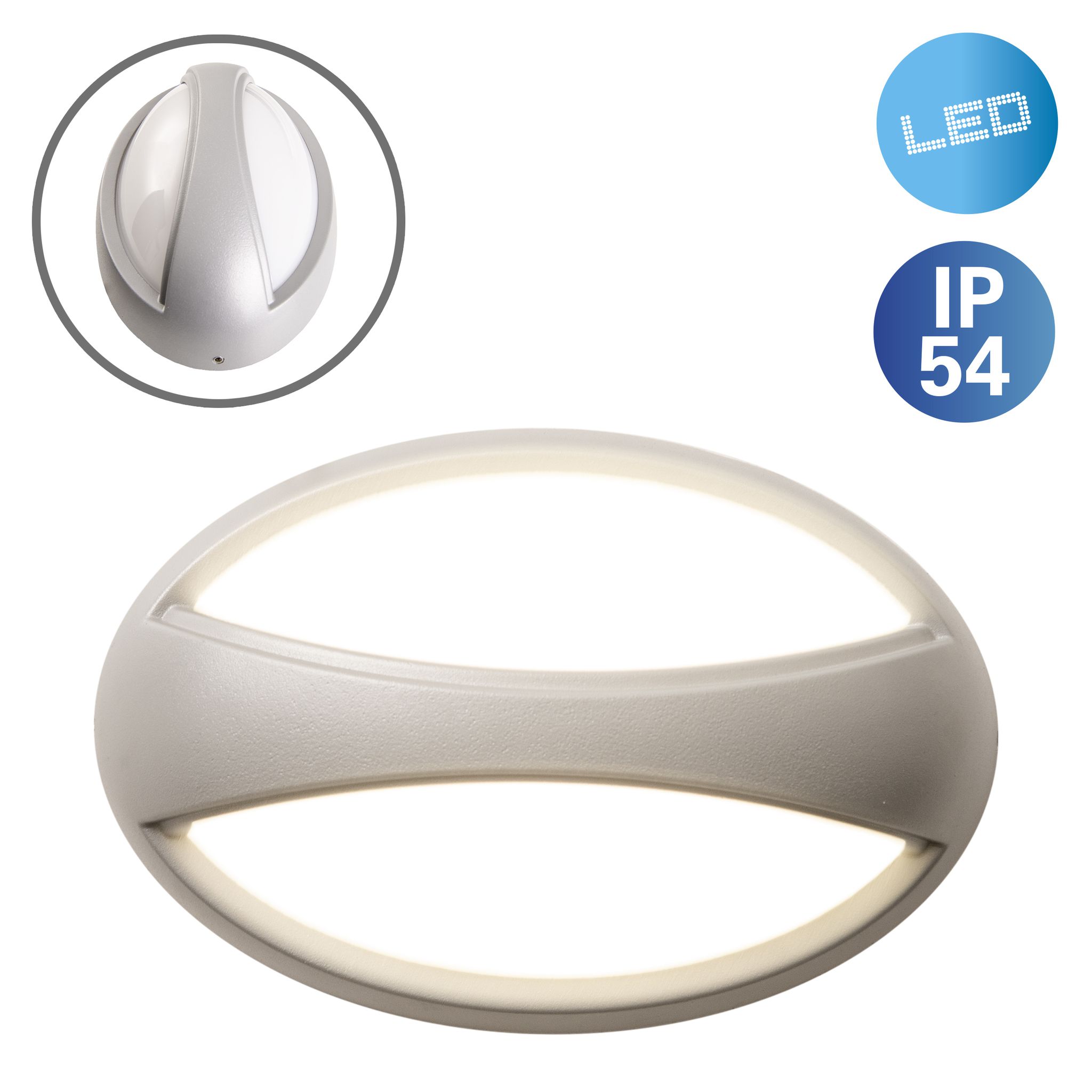 LED Wand- Deckenleuchte Kjell - IP54