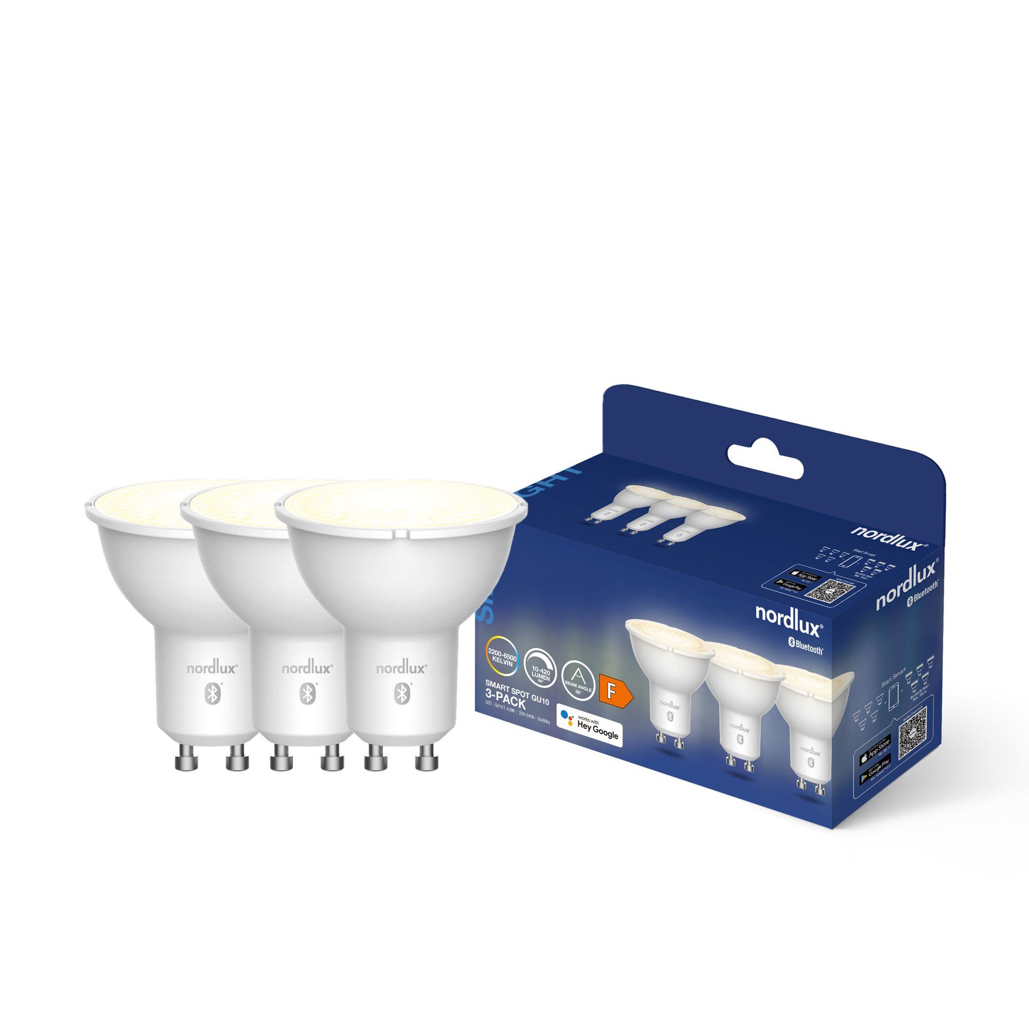 LED-Leuchtmittel Smart GU10 , 20-345lm, 3-pk. - LED-Leuchtmittel Smart GU10 , 20-345lm, 3-pk.