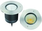 spot encastré LED VOLTA - 15W, 1450lm, 2700K, IP67, CRI 80, 40°, dunkelgrau/alu., nicht dimmbar, D=110mm, H=85mm, BL=100mm
