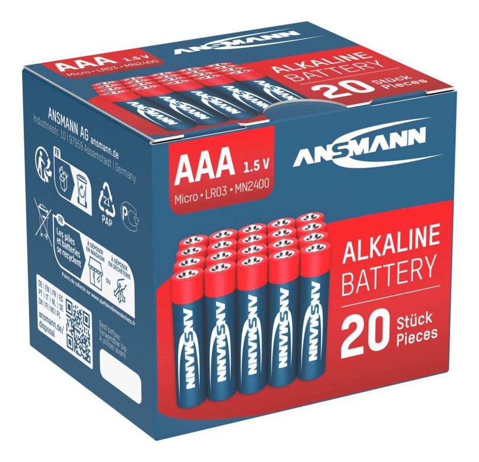 Alkaline Batterie Micro AAA / LR03 - 20er Box