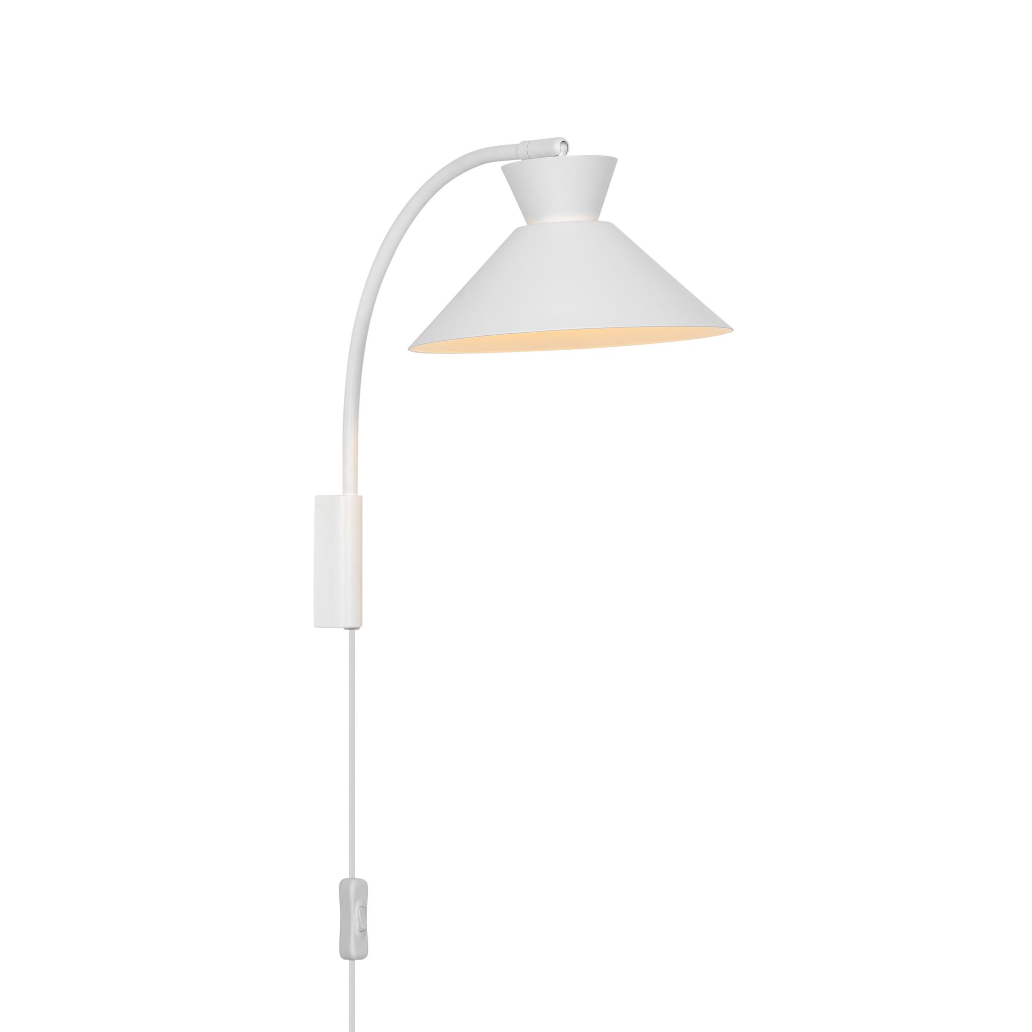 Dial , Wandleuchte, Weiss - E27, IP20, max.40W