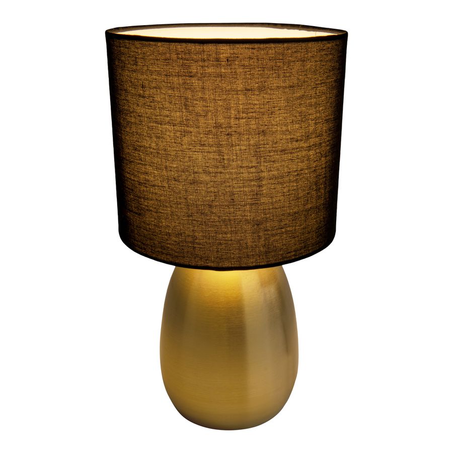 Tischleuchte Aurum H: 33 cm gold schwarz - E14, 40W, IP20
