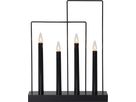 Kerzenständer Glossy Frame - IP20, Neutralweiss, 4 LED's
