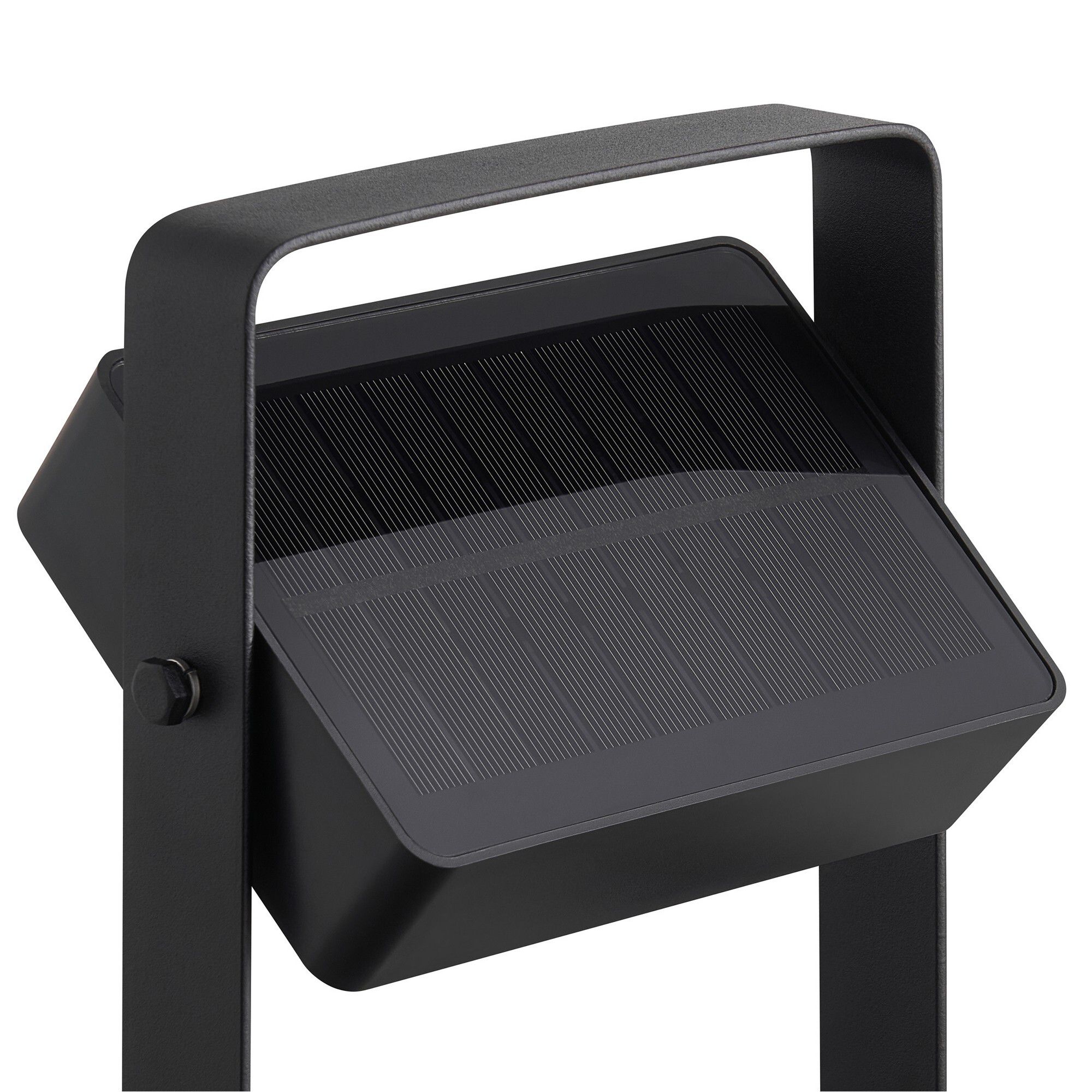 Solar-Pollerleuchte Saulio  Schwarz - LED Modul, 4.5W, IP44
