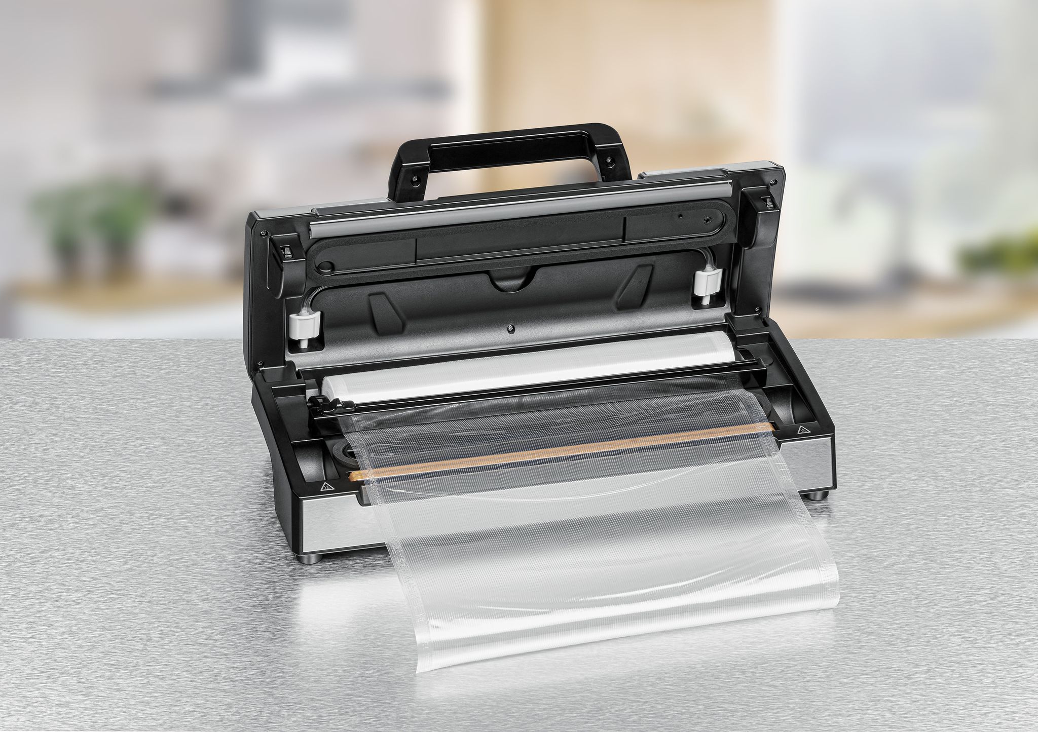 Macchina sottovuoto VAC 285 - Vakuumiergerät , Schwarz/Silber, 110W
