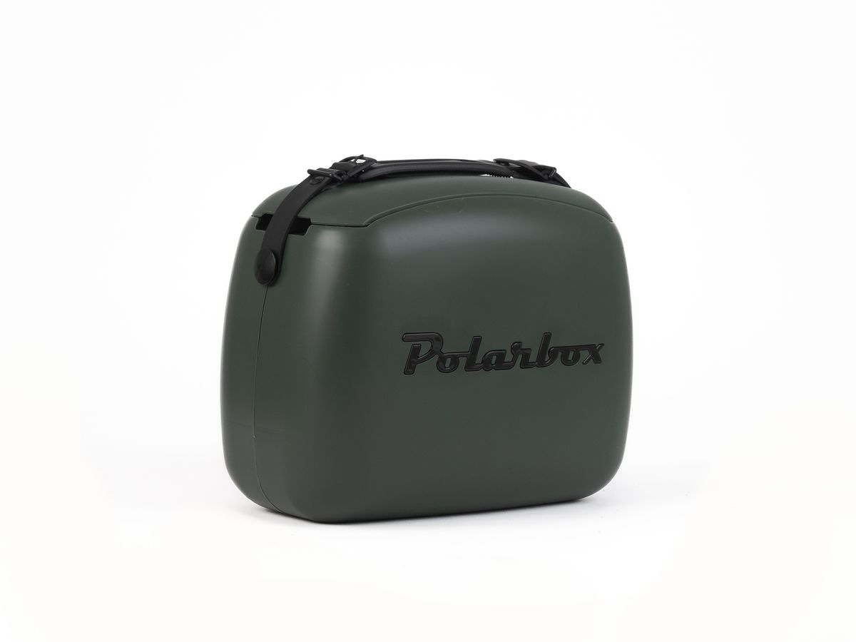 Polarbox CoolerBag waldgrün-schwarz 6l inkl. 2 Frischhalte-Dosen schwarz & waldgrün - Kühlbox, 6l, Vintage Design
