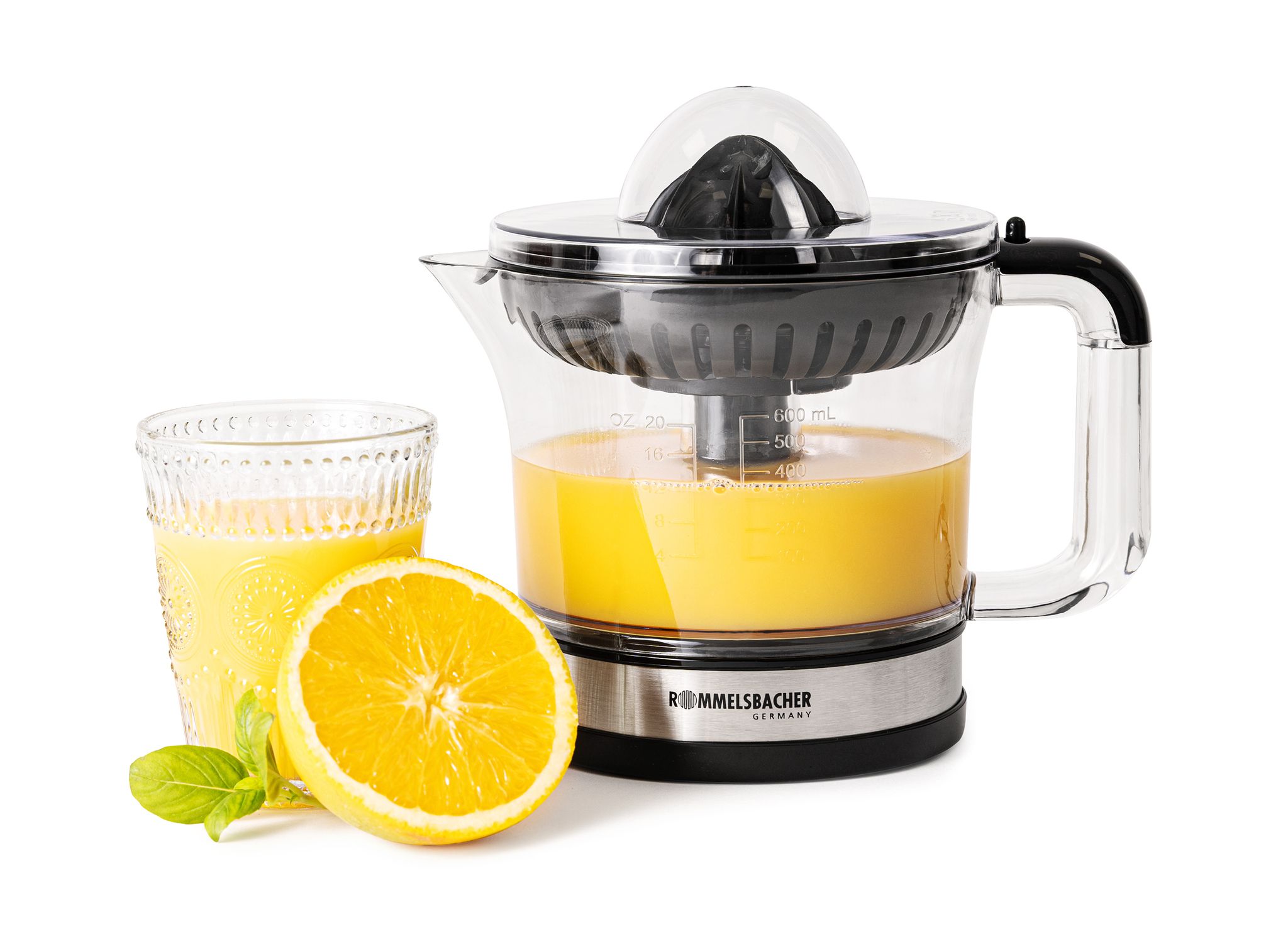 ZITRUSPRESSE ZP 50 - Zitruspresse, Edelstahl/schwarz, 30W