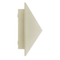 Wandleuchte PONTIO 15 - 1xGU10 (exkl.), max.25W, IP54, sand, dimmbar (optional Leuchtmittel), L=150mm,B=150mm, H=190mm