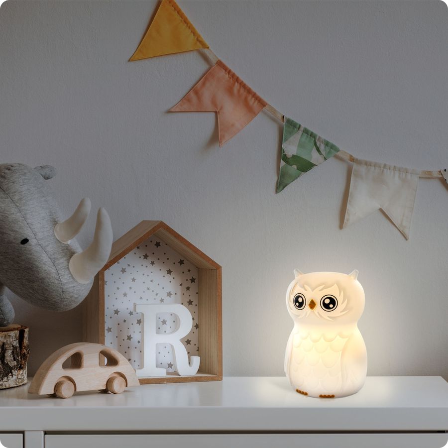 Nachtlicht Eule - 0.2W, IP20, USB-Ladung