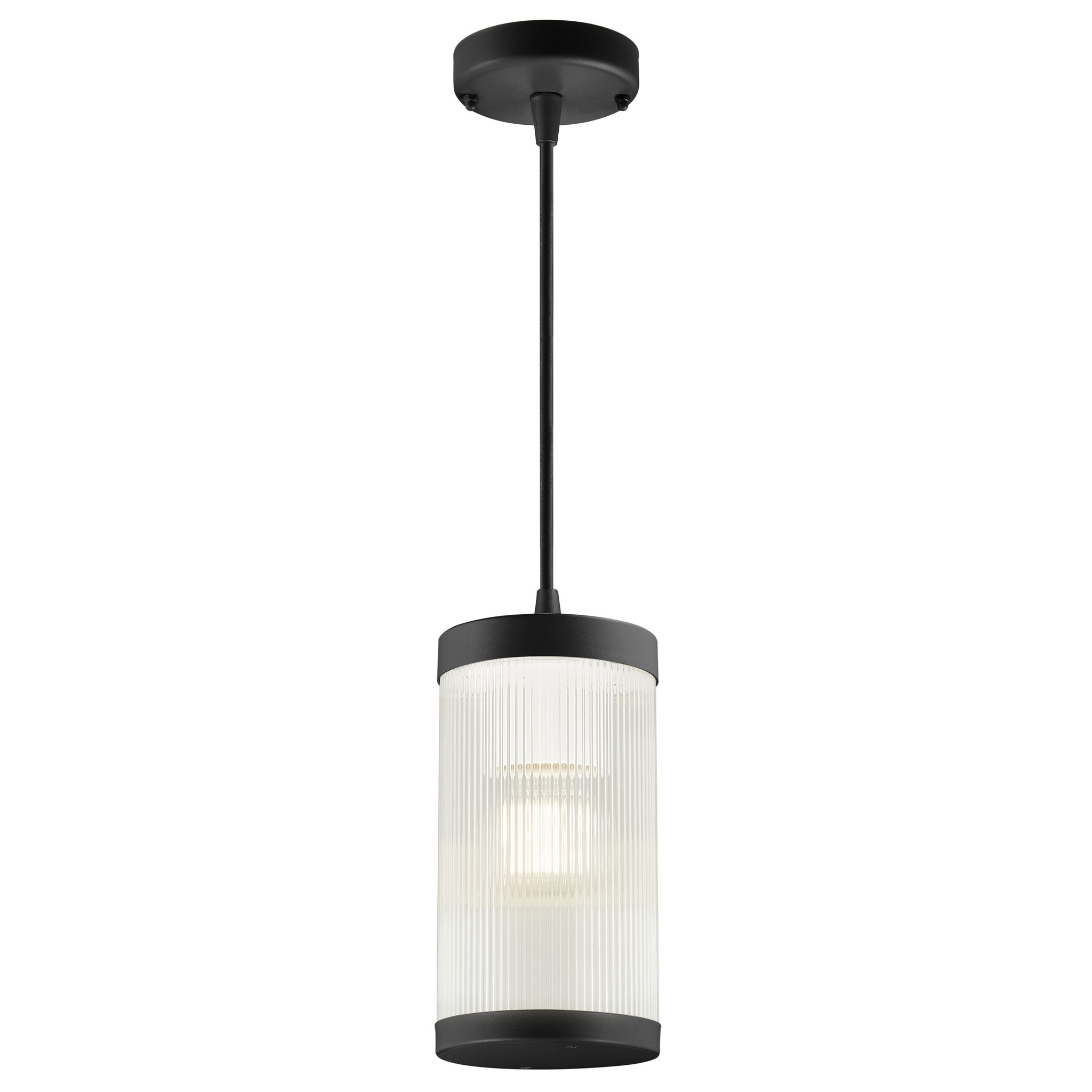 Coupar, Pendelleuchte, Schwarz - E27, IP54, max.25W
