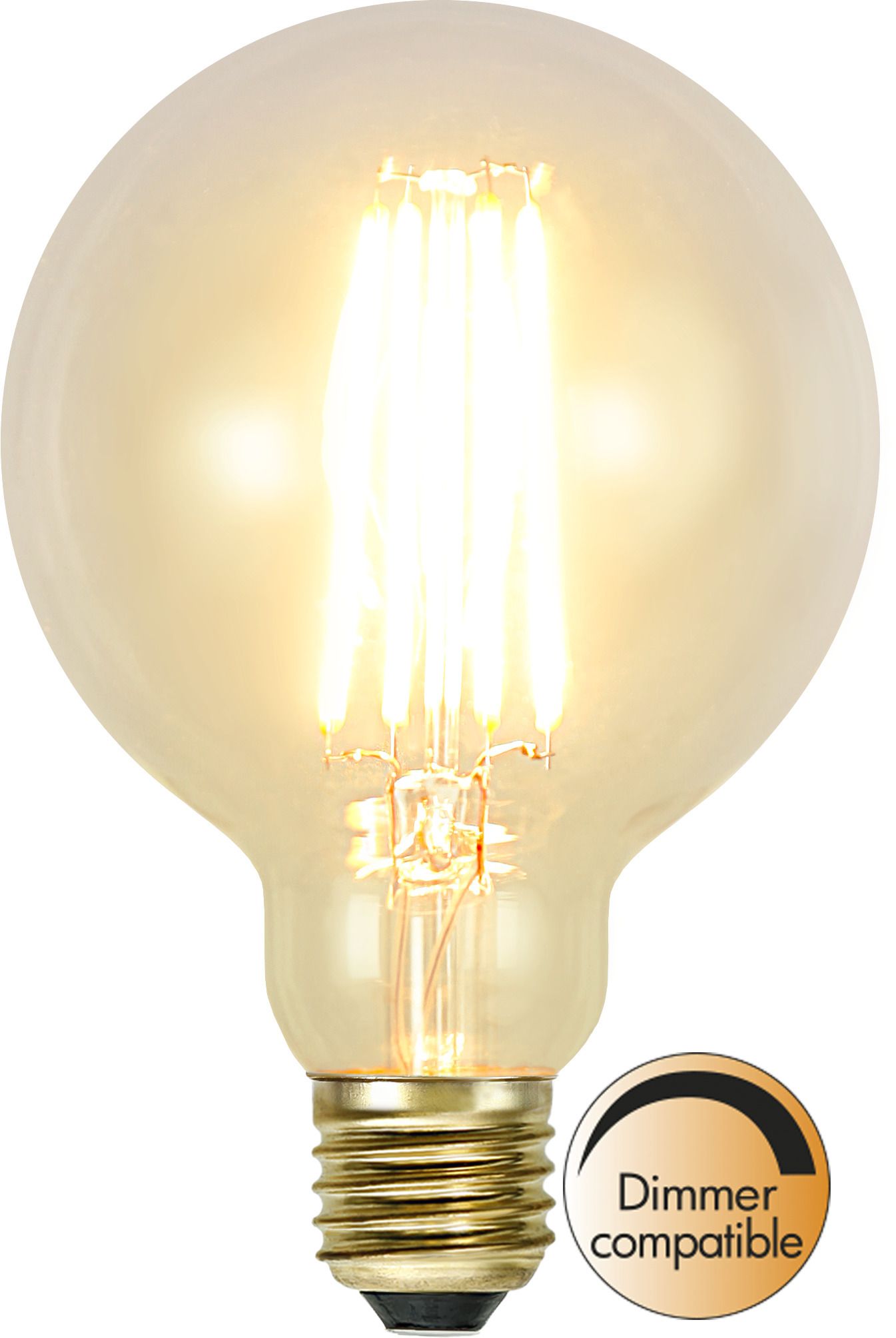 LED Leuchtmittel E27 G95 Soft Glow - E27, 320Lm, 2100k, 3.6W, 220-240