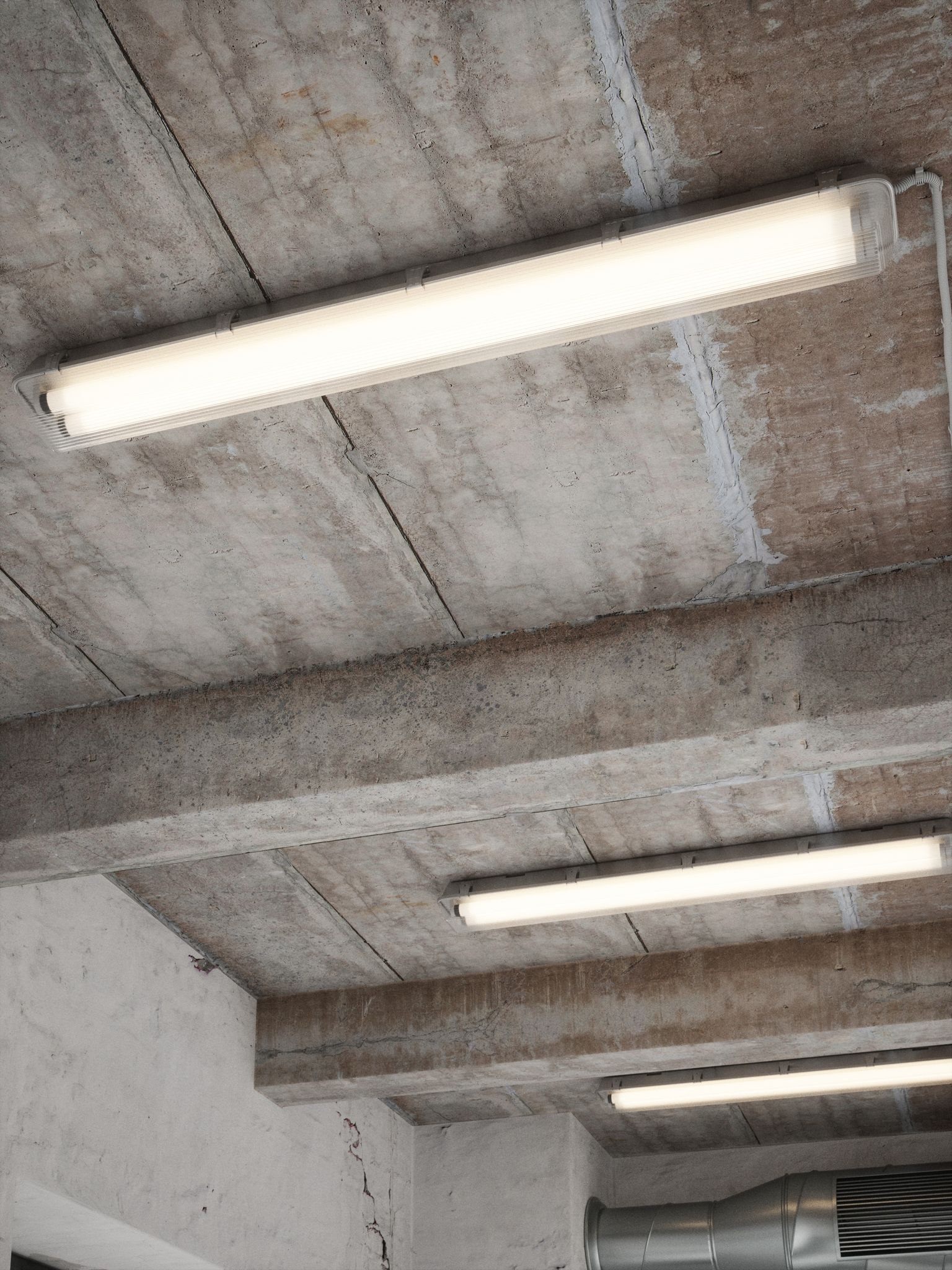Works IP65 2x9W LED - 9W LED, 4000K, IP65, 230V