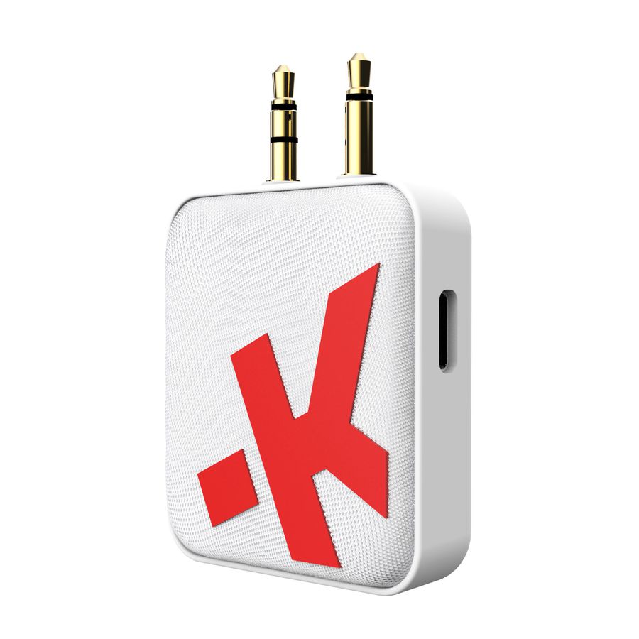 BUZZ - Alarm Cable Micro USB - 2-in-1, Transmitter & Receiver, weiss