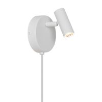 Wandleuchte Omari Round Weiss - LED, IP20, 230V
