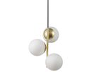 Lilly, Pendelleuchte, Messing/Opal - E14, max. 3x40W, IP20