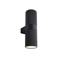 Wandleuchte Kyklop Ripple Maxi  Schwarz - 15W, E27, IP54