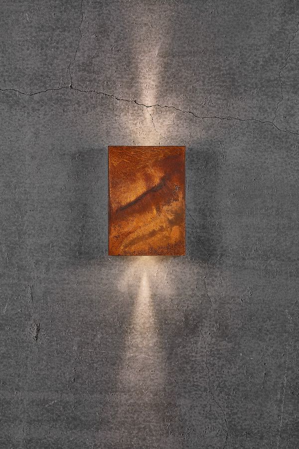 Fold 15, Wandleuchte, Corten - LED Modul, 10W LED, IP54