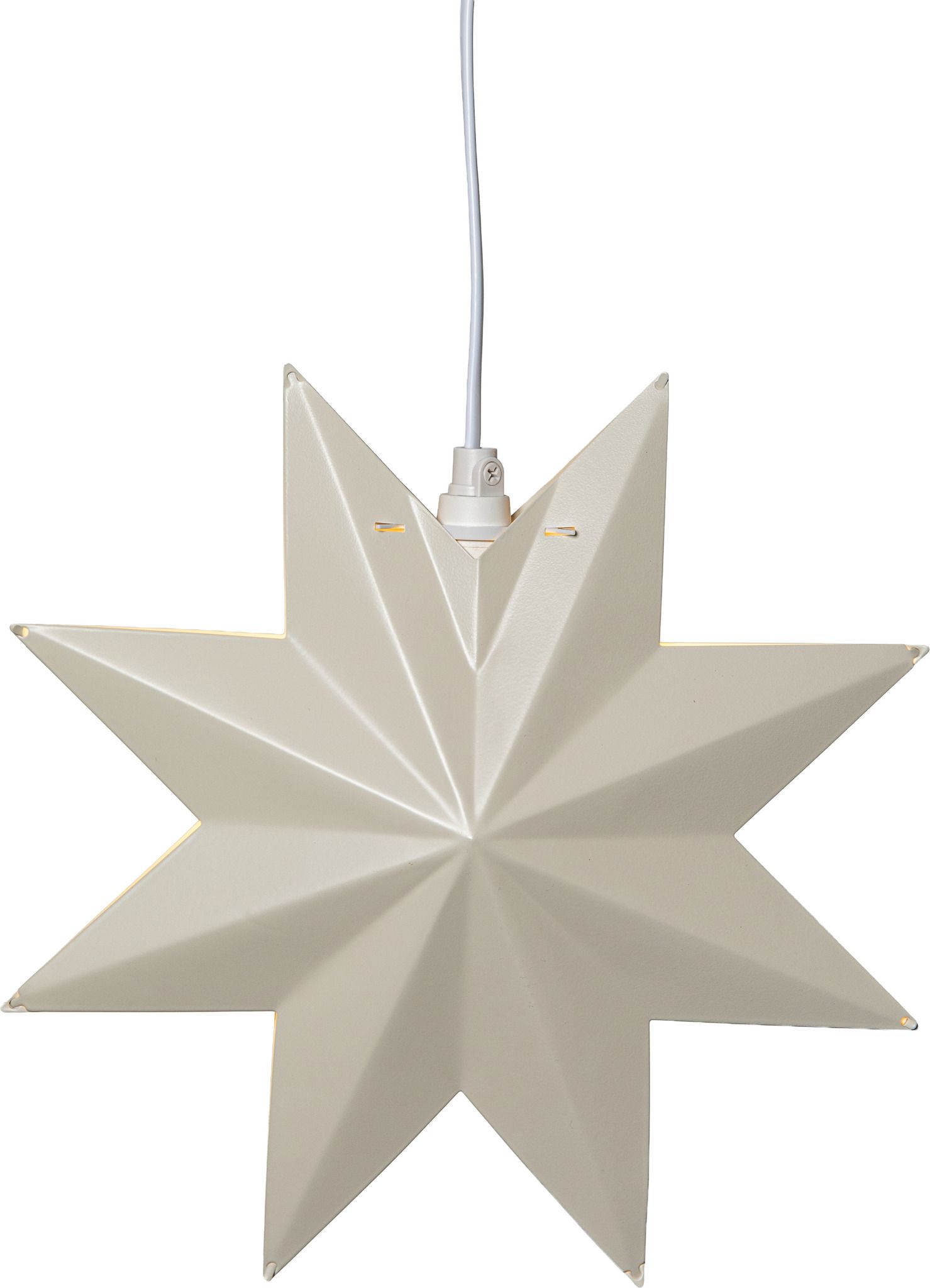 Metall Stern Classic - Indoor, Beige, 28.00cm Höhe