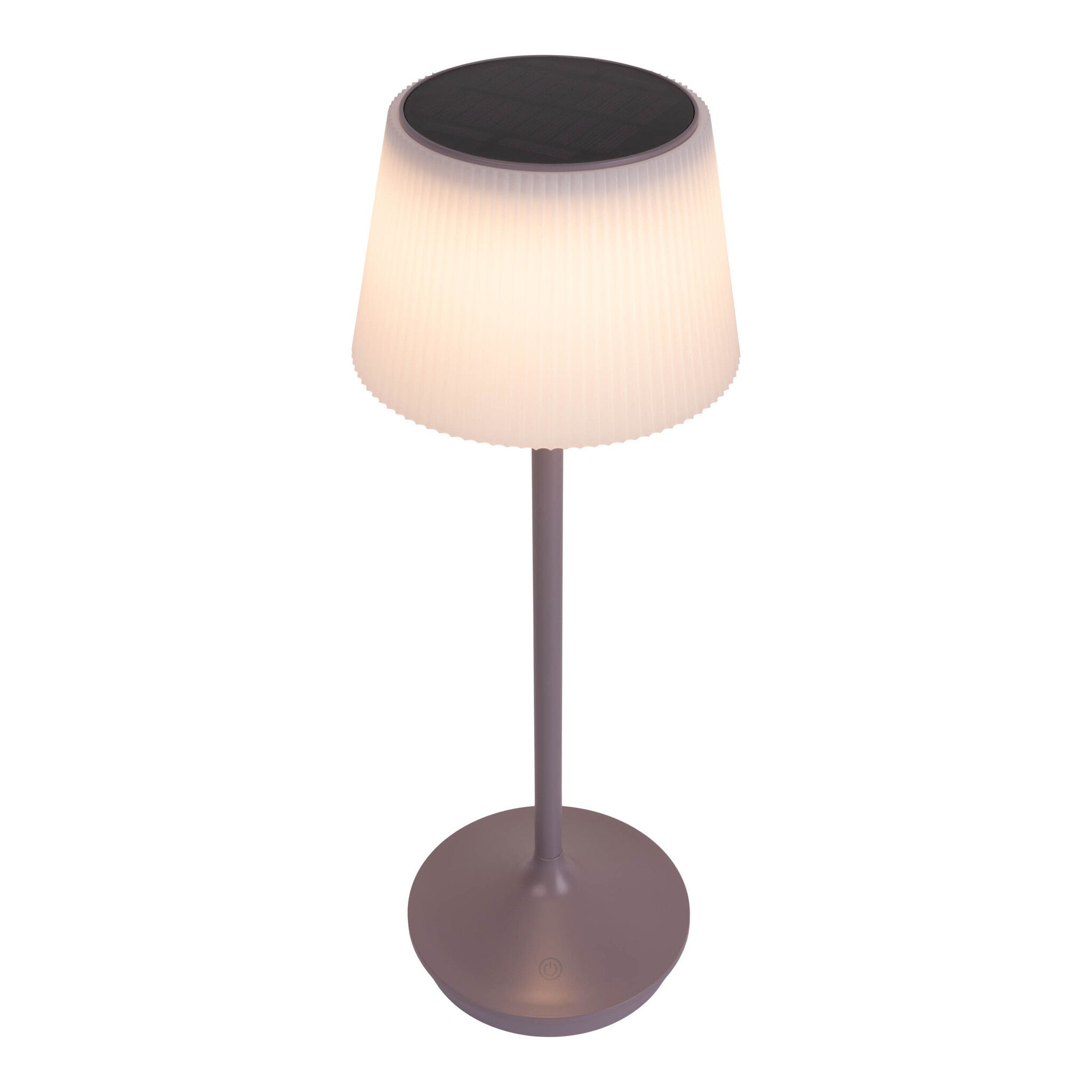 Solar- Akkutischleuchte EMMI brombeer inkl. CCT  Touch H: 38 cm - LED-Modul, 3W, IP44