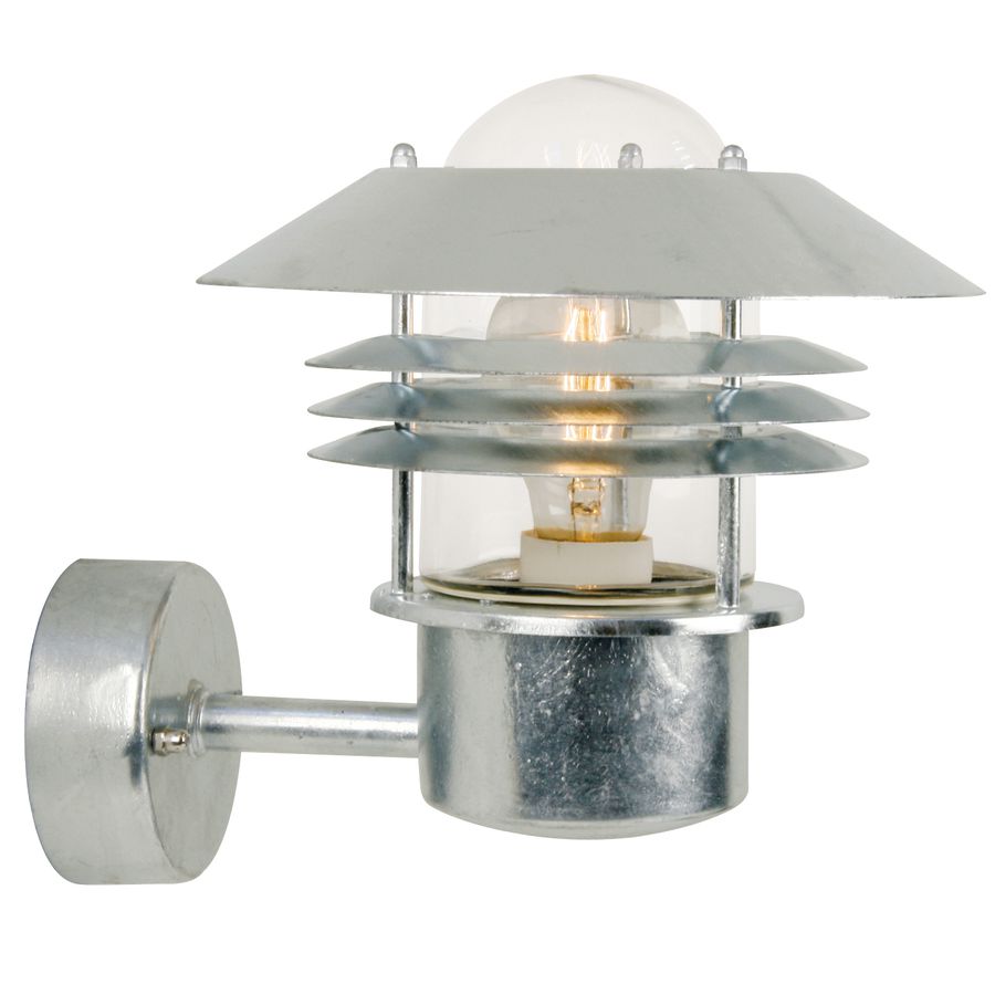 Vejers, Wandleuchte, Verzinkt - E27, max. 60W, IP54