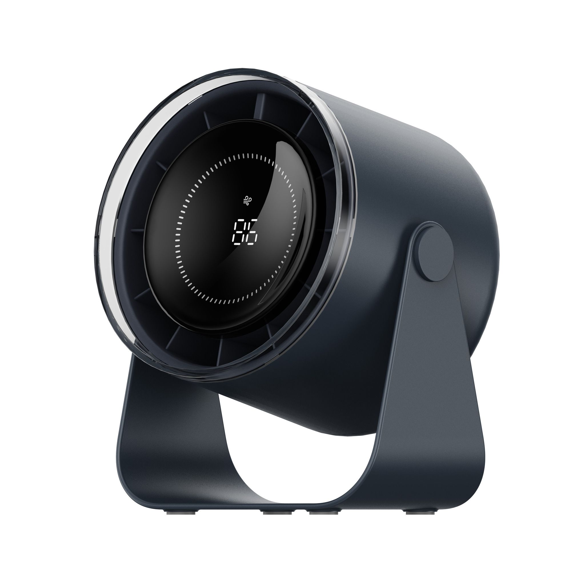 KALYPSO  Tisch- und Wand-Ventilator AF02 anthrazit - 3600mAh, inkl. USB-C Kabel, wiederaufladbar